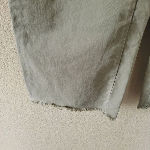 Marine Layer Wide Leg Pants in Olive - Picture 10 of 11